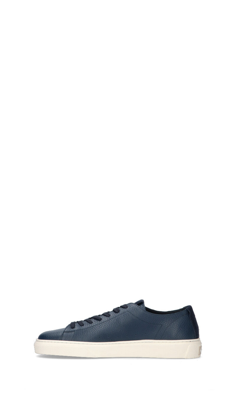 WOOLRICH  Sneaker uomo blu in pelle