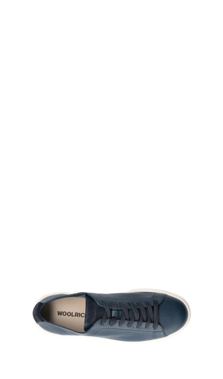 WOOLRICH  Sneaker uomo blu in pelle
