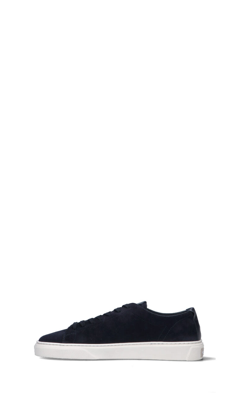 WOOLRICH  Sneaker uomo blu in suede