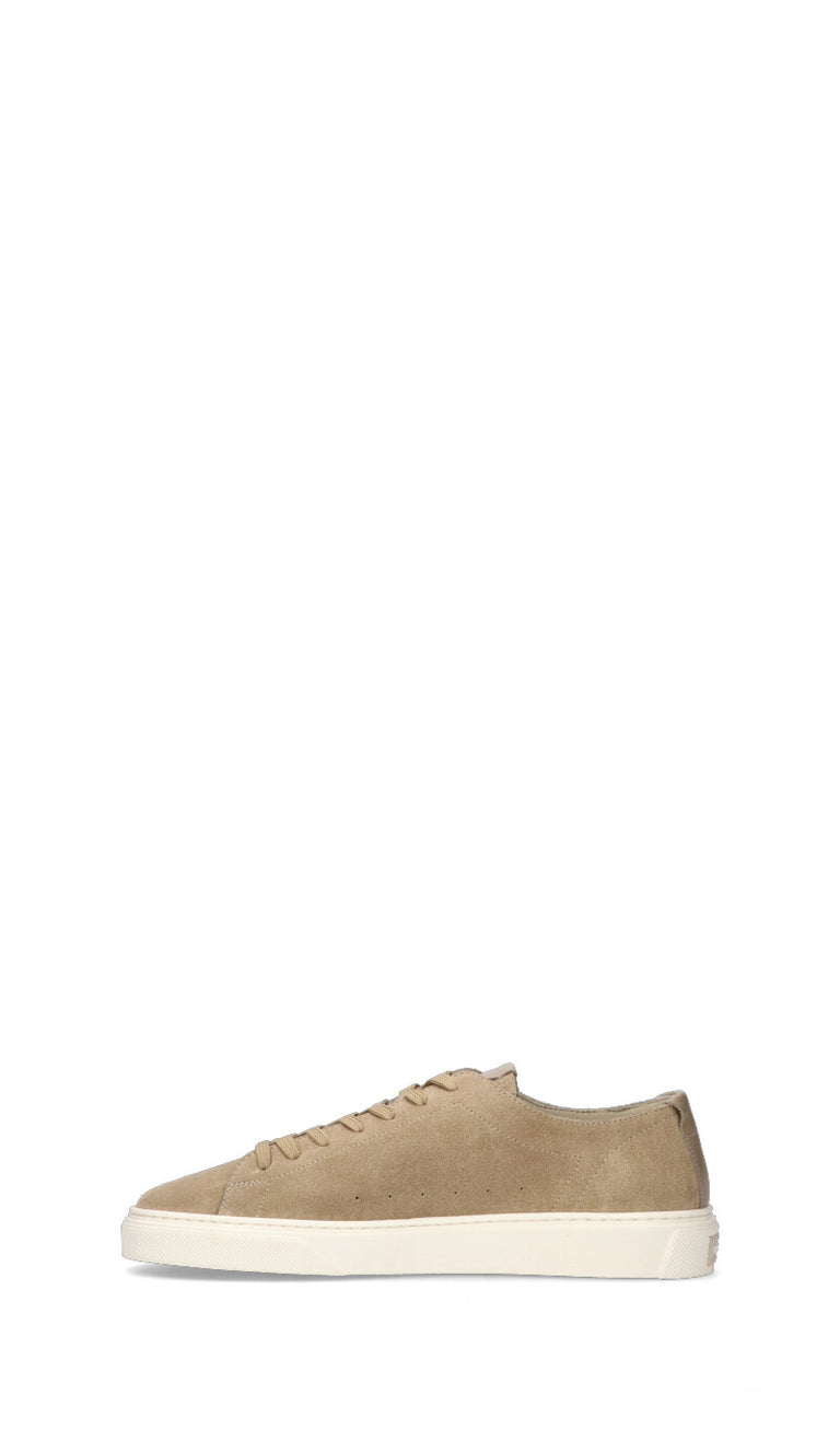 WOOLRICH  Sneaker uomo beige in suede
