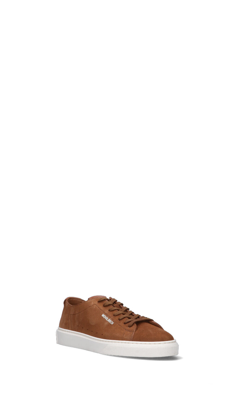 WOOLRICH  Sneaker uomo cognac in suede