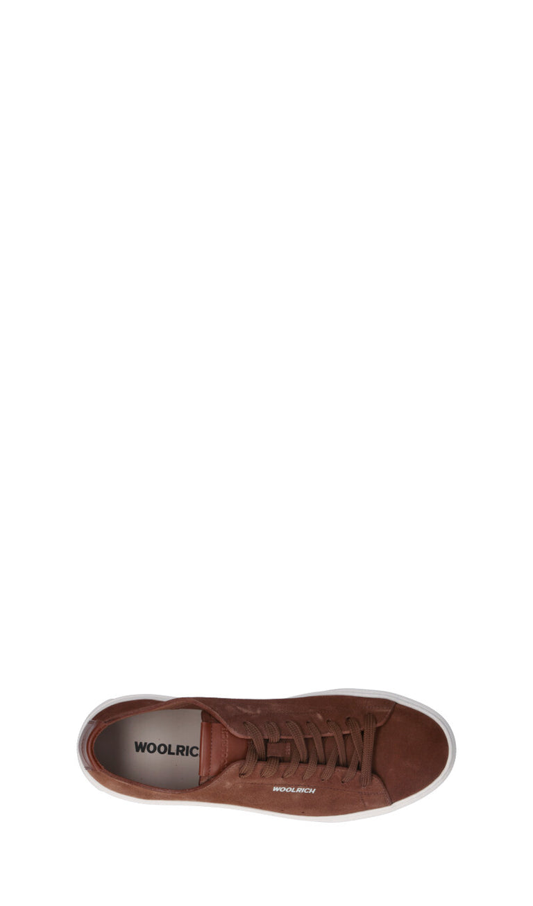 WOOLRICH  Sneaker uomo cognac in suede