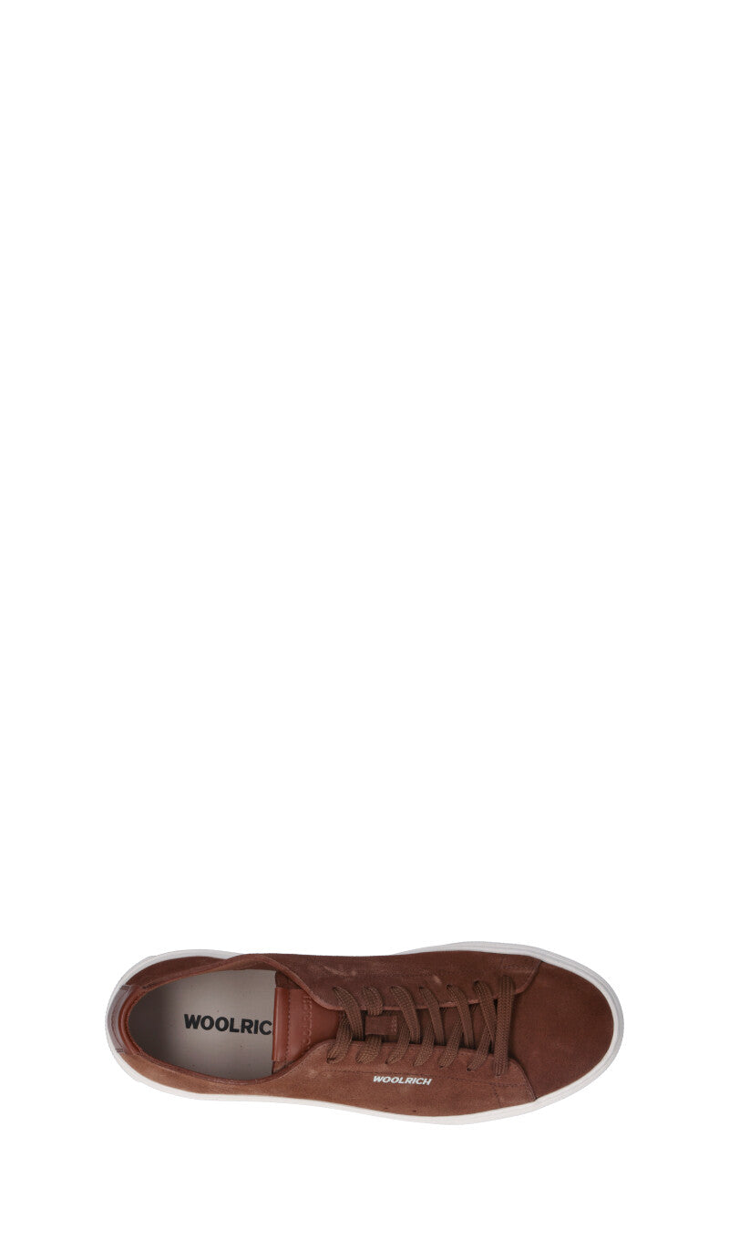 WOOLRICH  Sneaker uomo cognac in suede