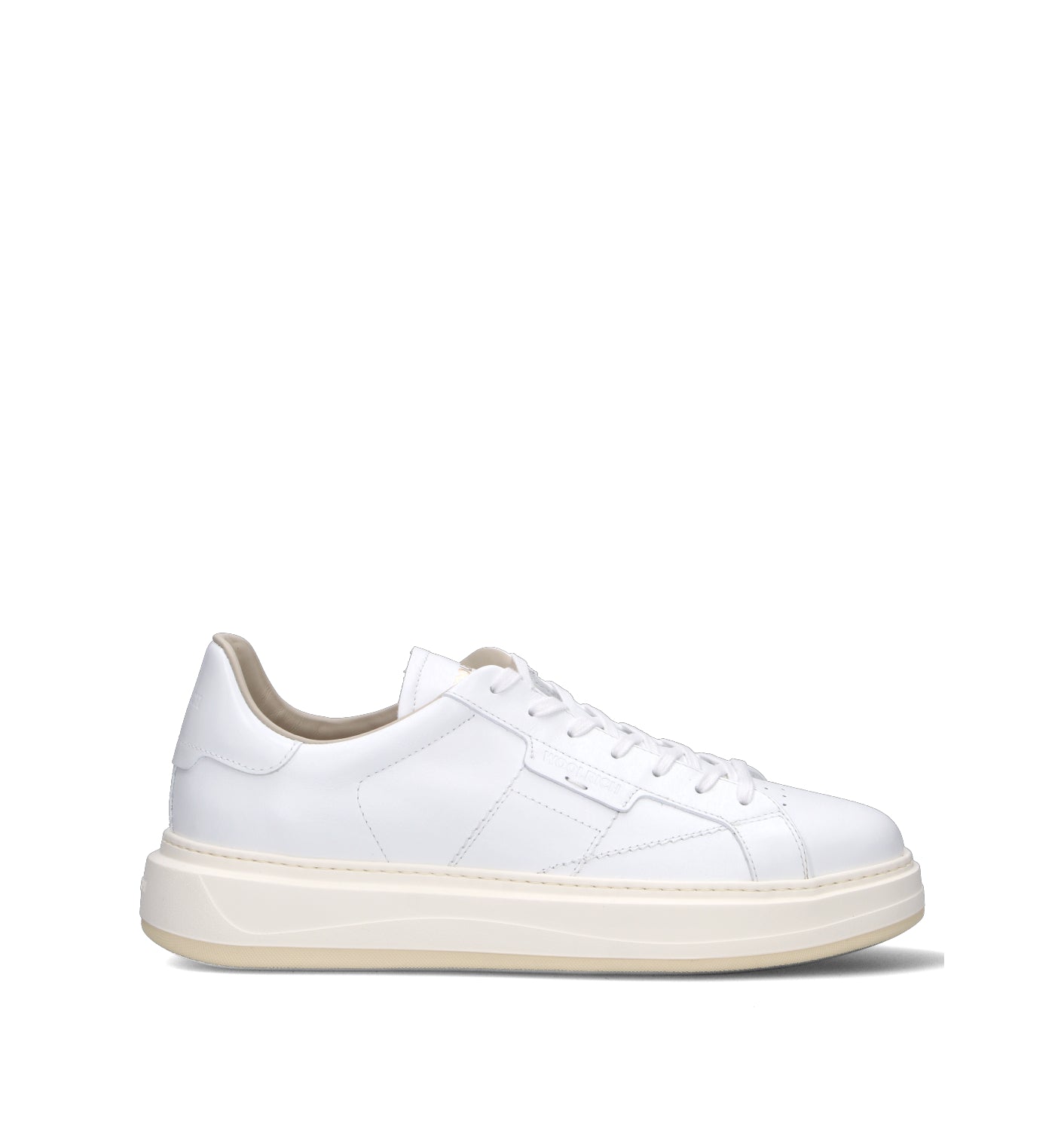 WOOLRICH Sneaker uomo bianca in pelle
