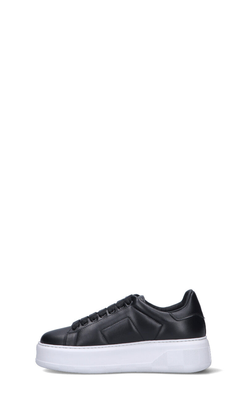 WOOLRICH Sneaker donna nera in pelle