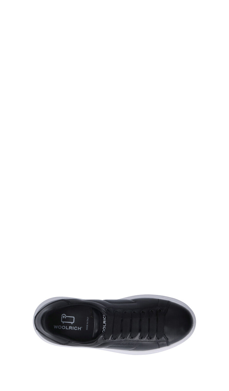 WOOLRICH Sneaker donna nera in pelle