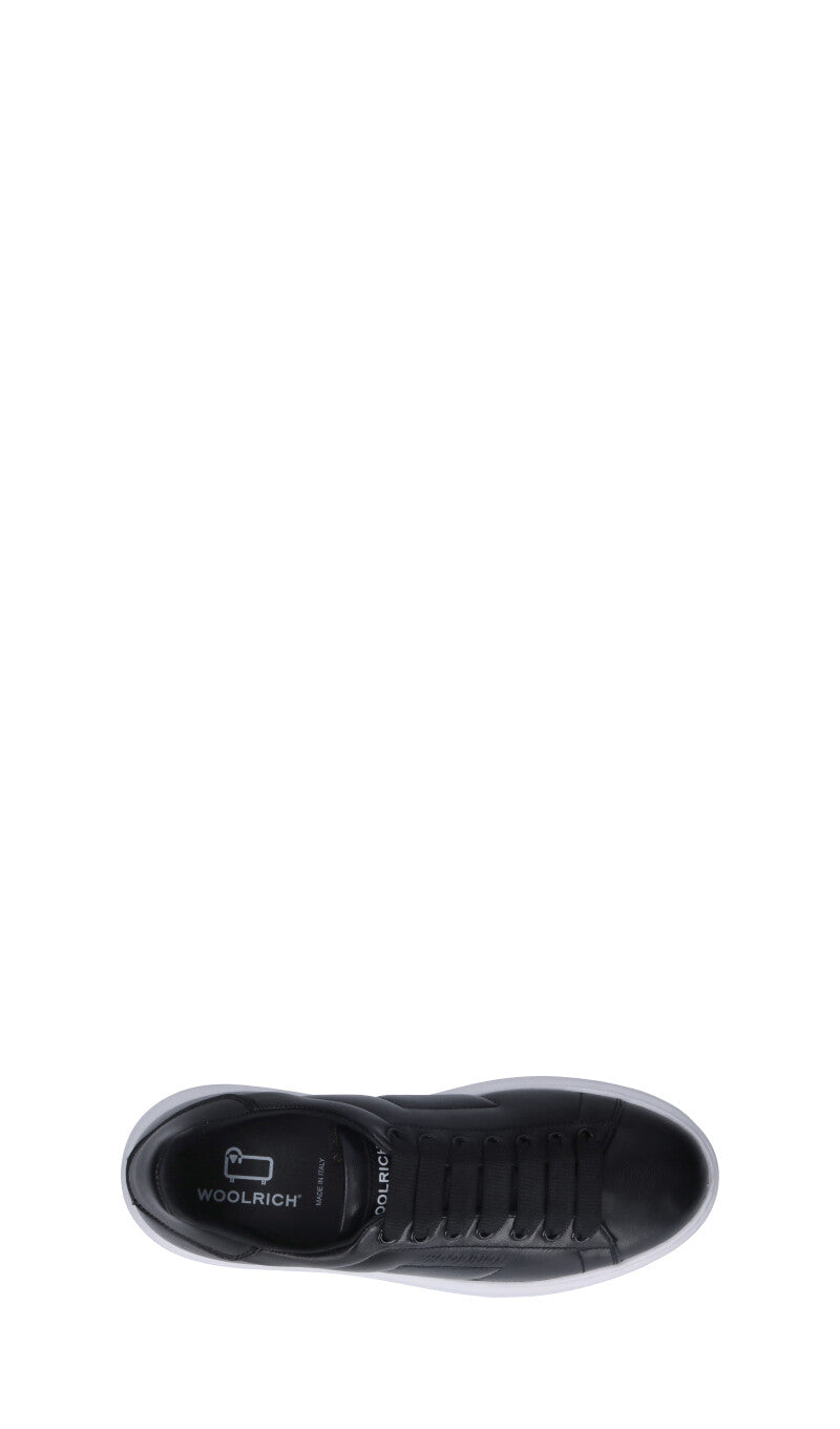 WOOLRICH Sneaker donna nera in pelle