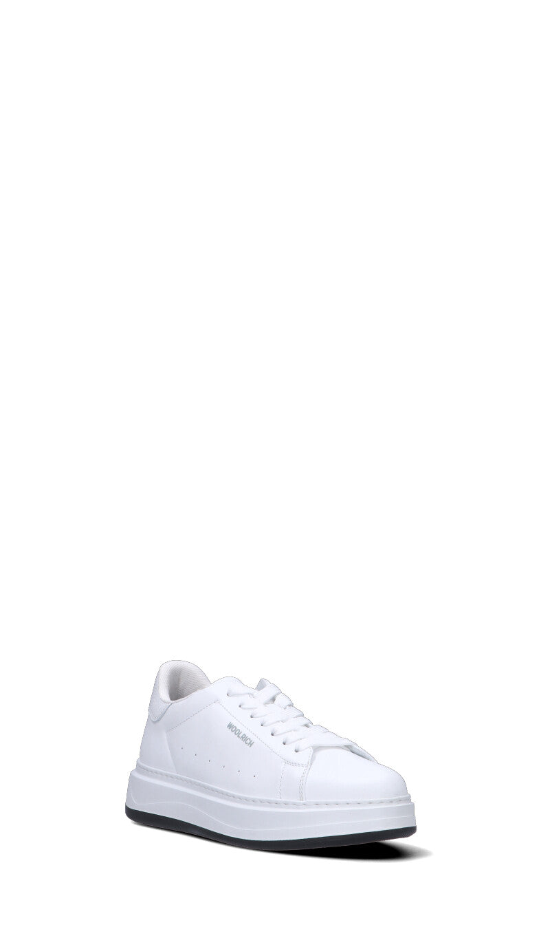 WOOLRICH Sneaker donna bianca in pelle