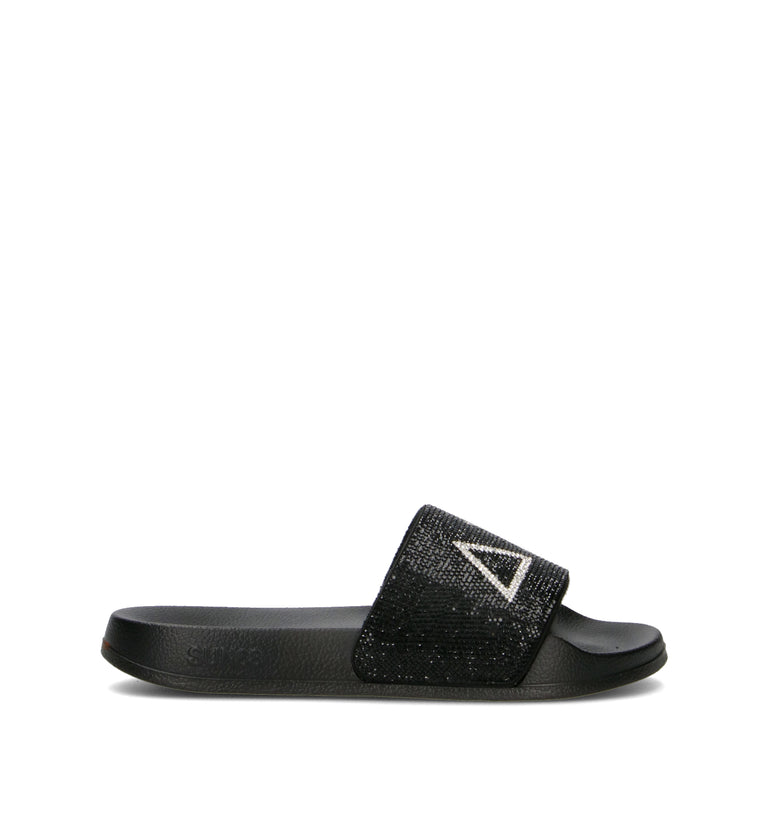 SUN68 Ciabatta donna nera