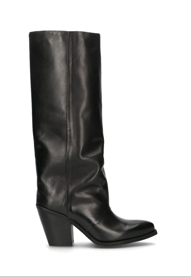 DOROTHYD Stivale donna nero in pelle