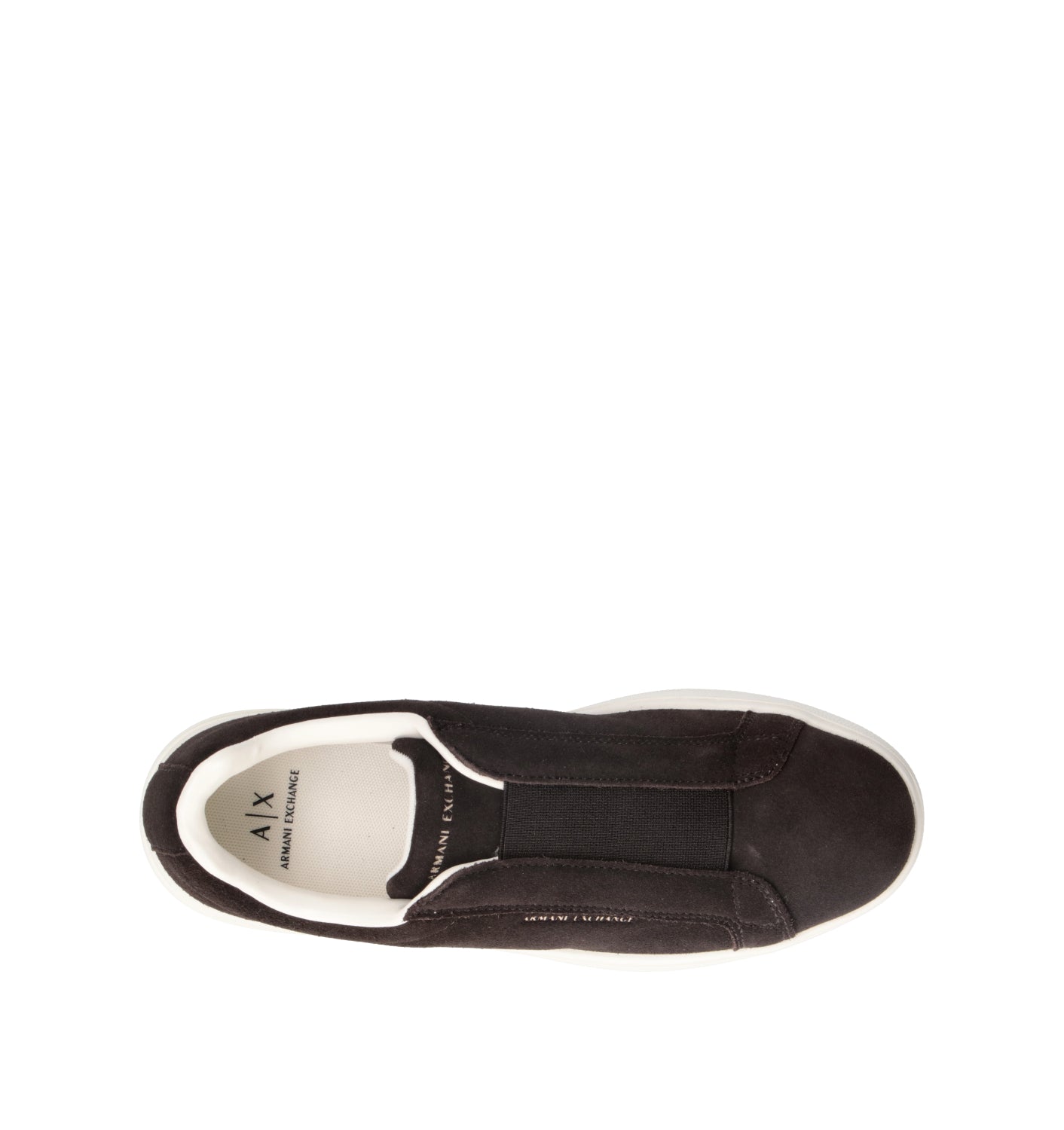 ARMANI EXCHANGE Sneaker uomo marrone in suede