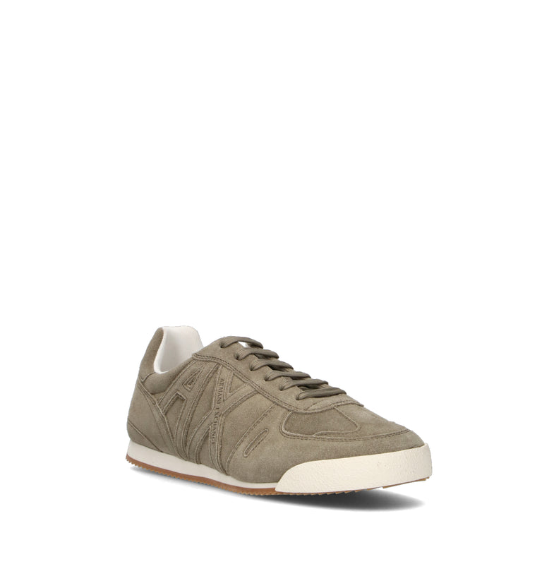 ARMANI EXCHANGE Sneaker uomo salvia in suede