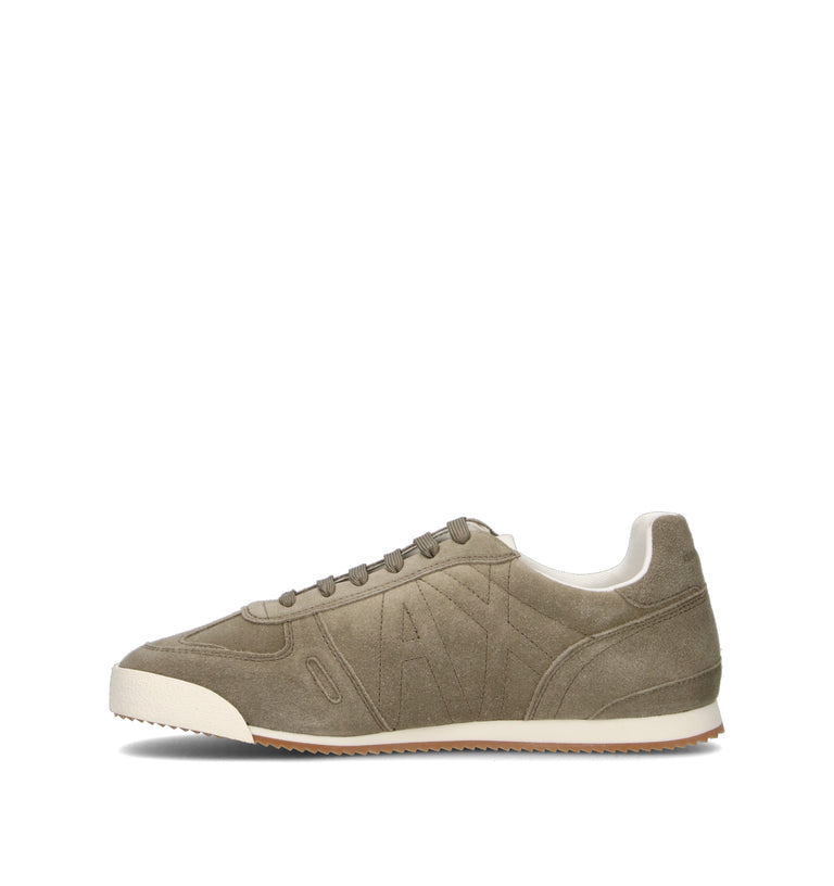ARMANI EXCHANGE Sneaker uomo salvia in suede