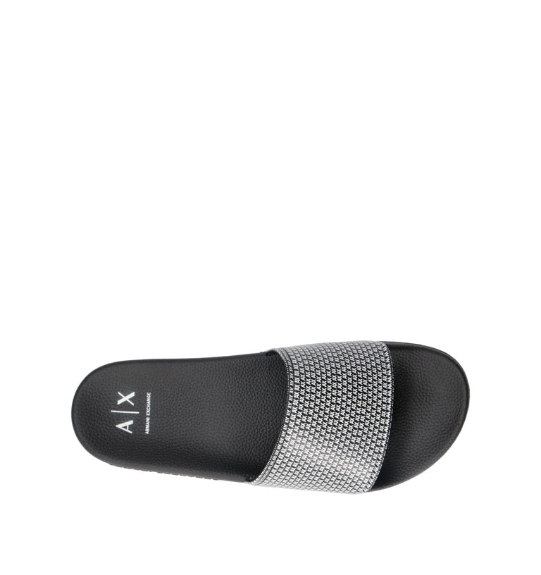 ARMANI EXCHANGE Ciabatta uomo nera
