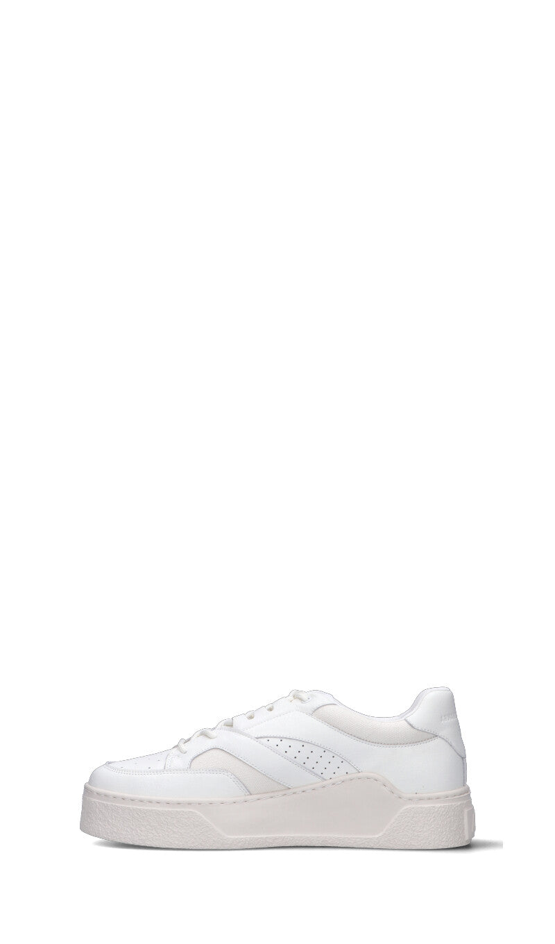 ARMANI EXCHANGE Sneaker uomo bianca in pelle
