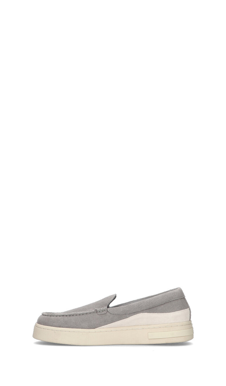 ARMANI EXCHANGE Mocassino uomo grigio in suede