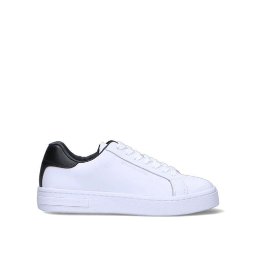 ARMANI EXCHANGE Sneaker donna bianca/nera in pelle
