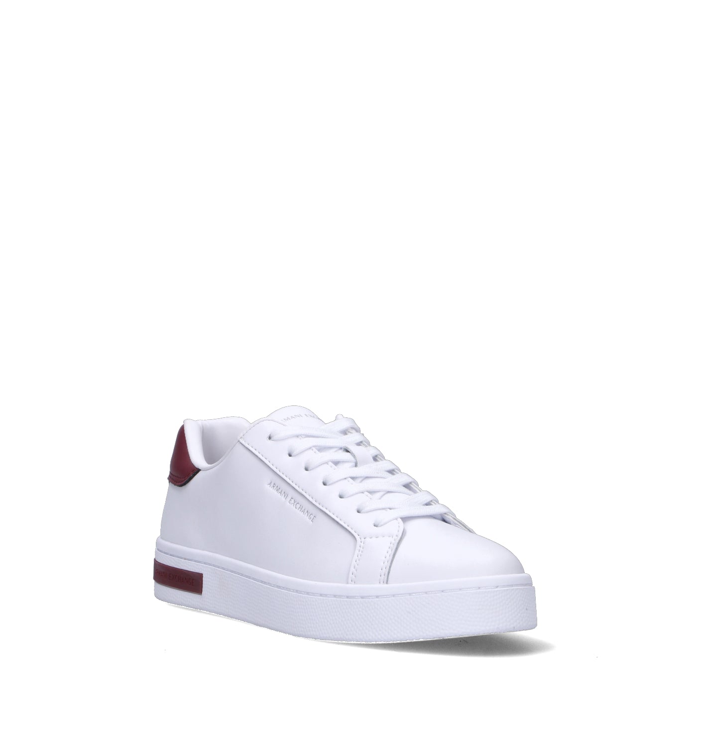 ARMANI EXCHANGE Sneaker donna bianca/bordeaux