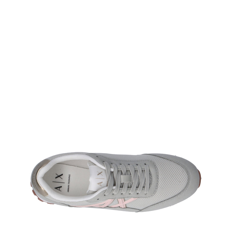 ARMANI EXCHANGE Sneaker donna grigia/rosa