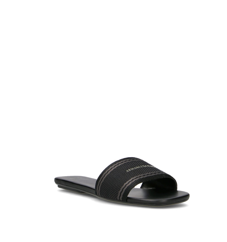 ARMANI EXCHANGE Ciabatta donna nera