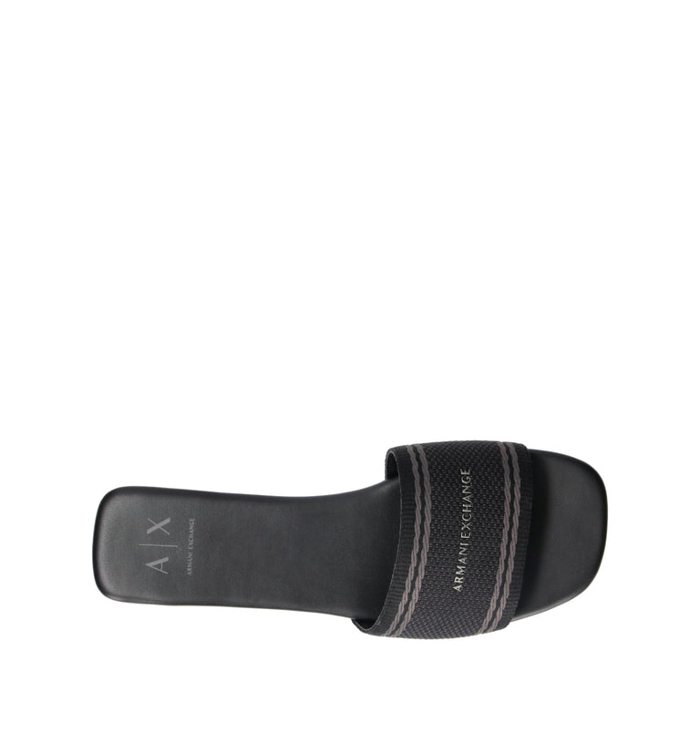ARMANI EXCHANGE Ciabatta donna nera