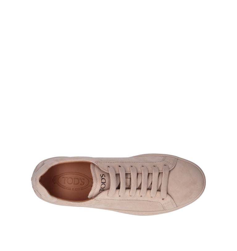 TOD'S Sneaker uomo beige in suede