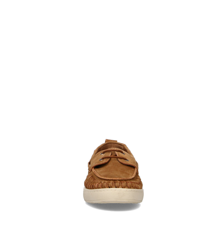 PAWELK'S Stringata uomo cuoio in suede