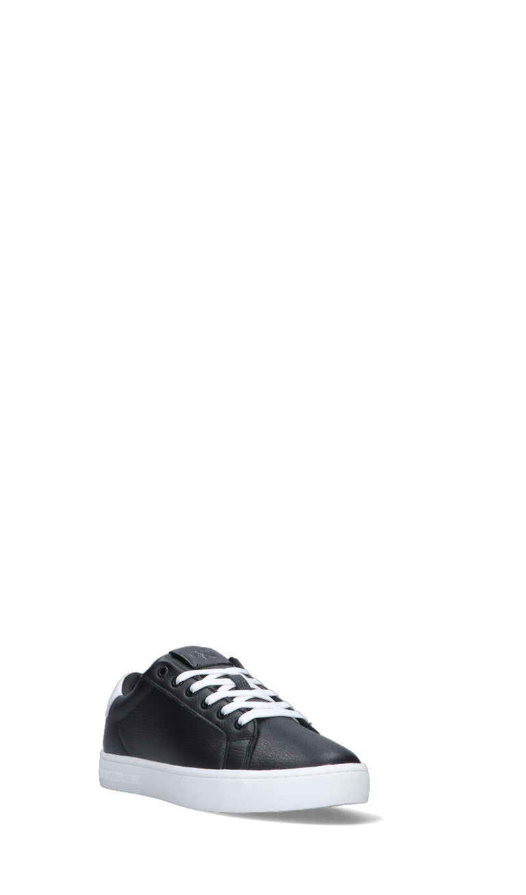 CALVIN KLEIN JEANS Sneaker uomo nera in pelle