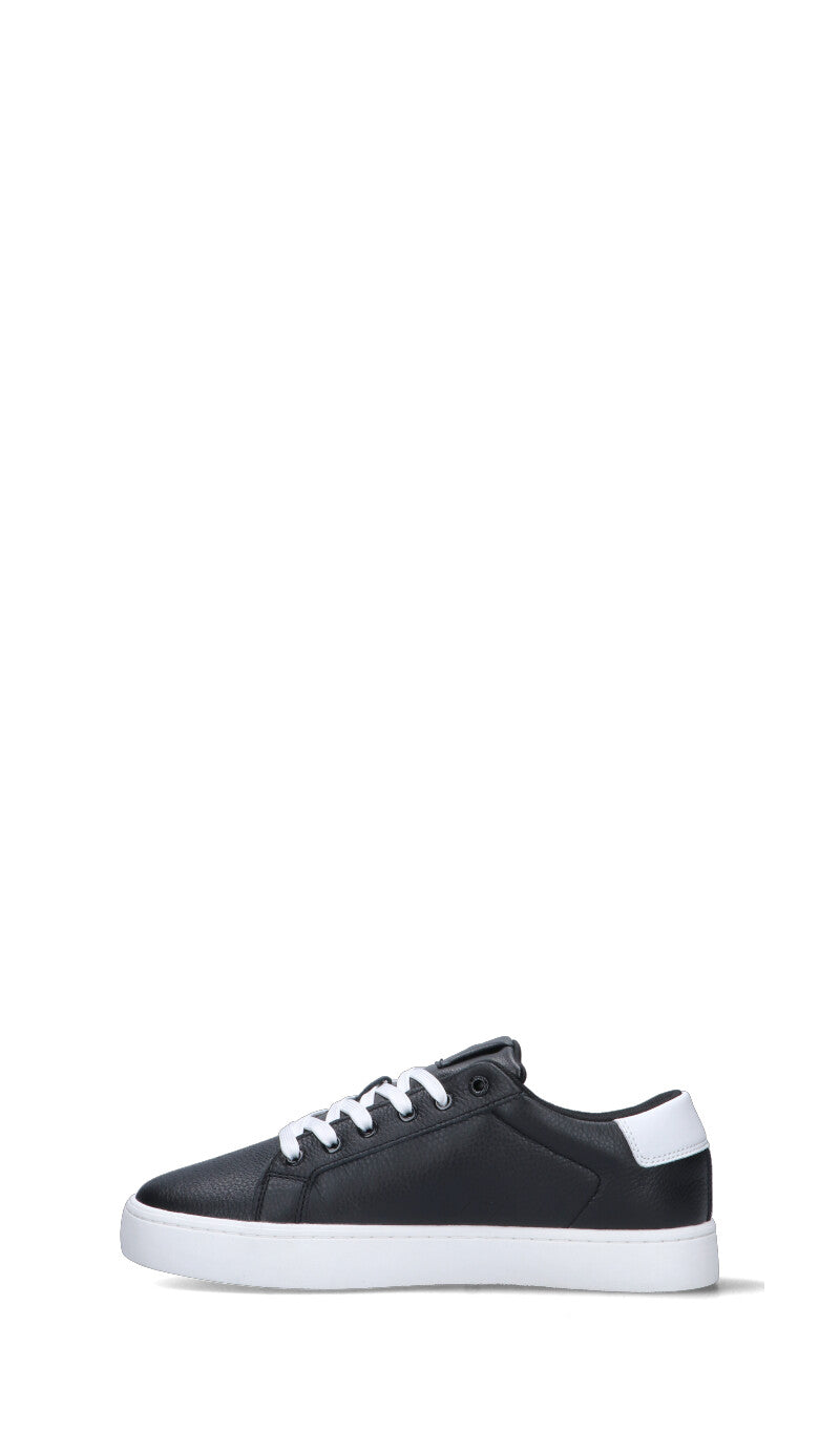 CALVIN KLEIN JEANS Sneaker uomo nera in pelle