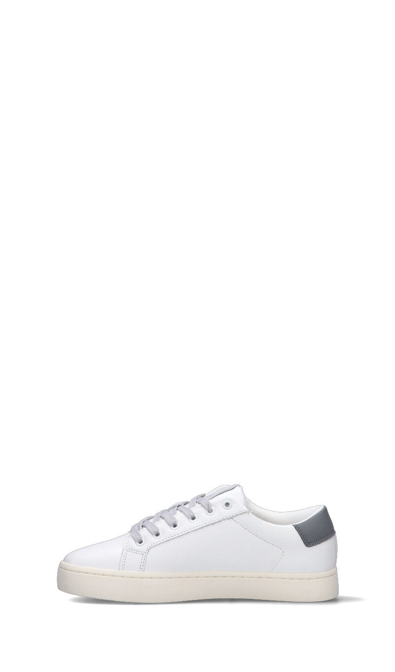 CALVIN KLEIN JEANS Sneaker bianca/grigia in pelle
