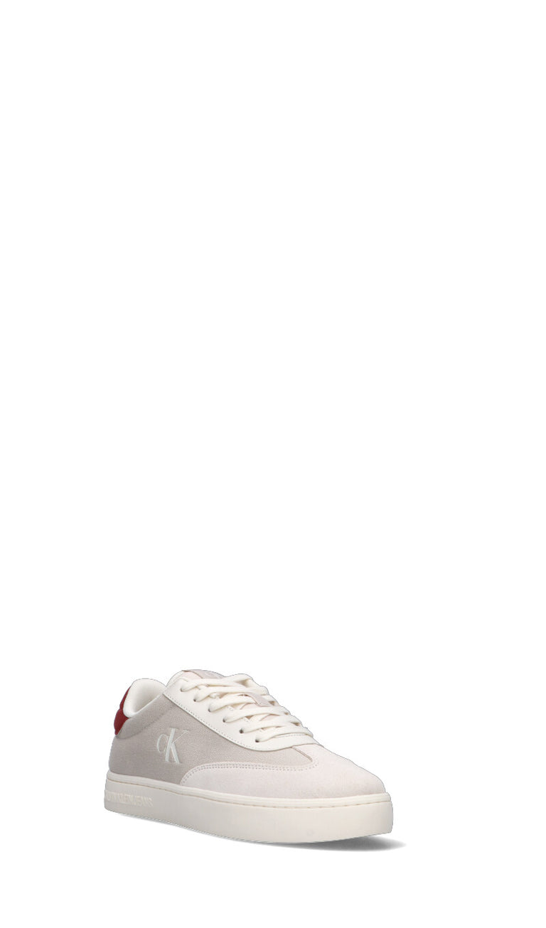 CALVIN KLEIN JEANS Sneaker uomo bianca/rossa