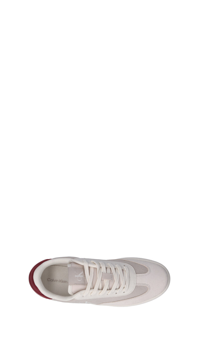 CALVIN KLEIN JEANS Sneaker uomo bianca/rossa