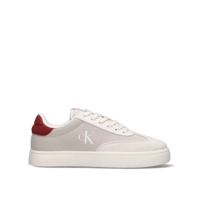 CALVIN KLEIN JEANS Sneaker uomo bianca/rossa