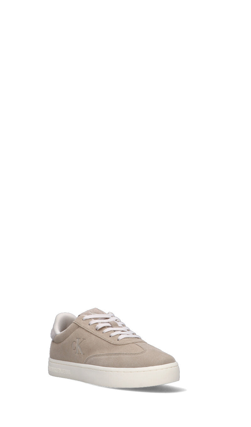 CALVIN KLEIN JEANS Sneaker uomo travertino in suede