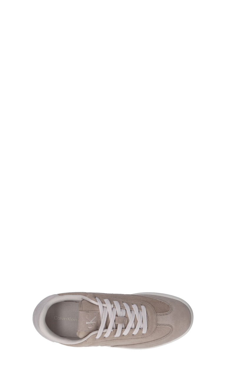 CALVIN KLEIN JEANS Sneaker uomo travertino in suede