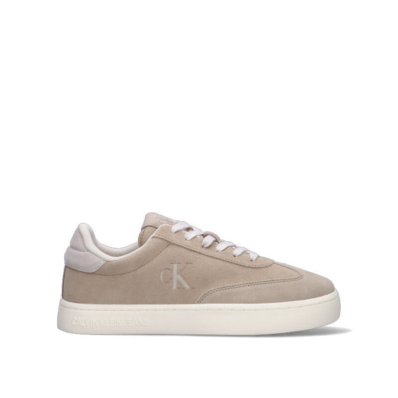 CALVIN KLEIN JEANS Sneaker uomo travertino in suede