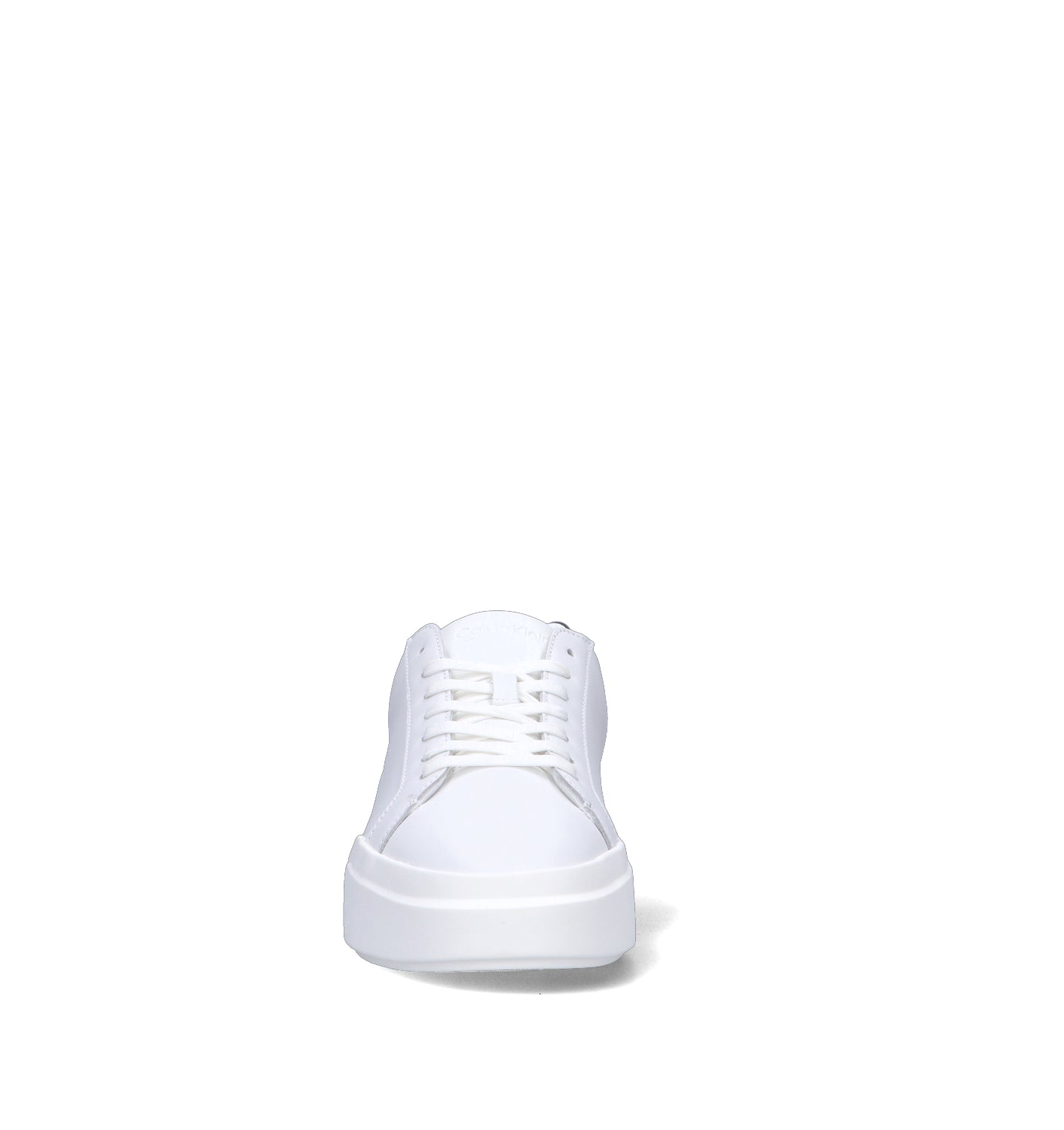 CALVIN KLEIN JEANS Sneaker uomo  bianca in pelle