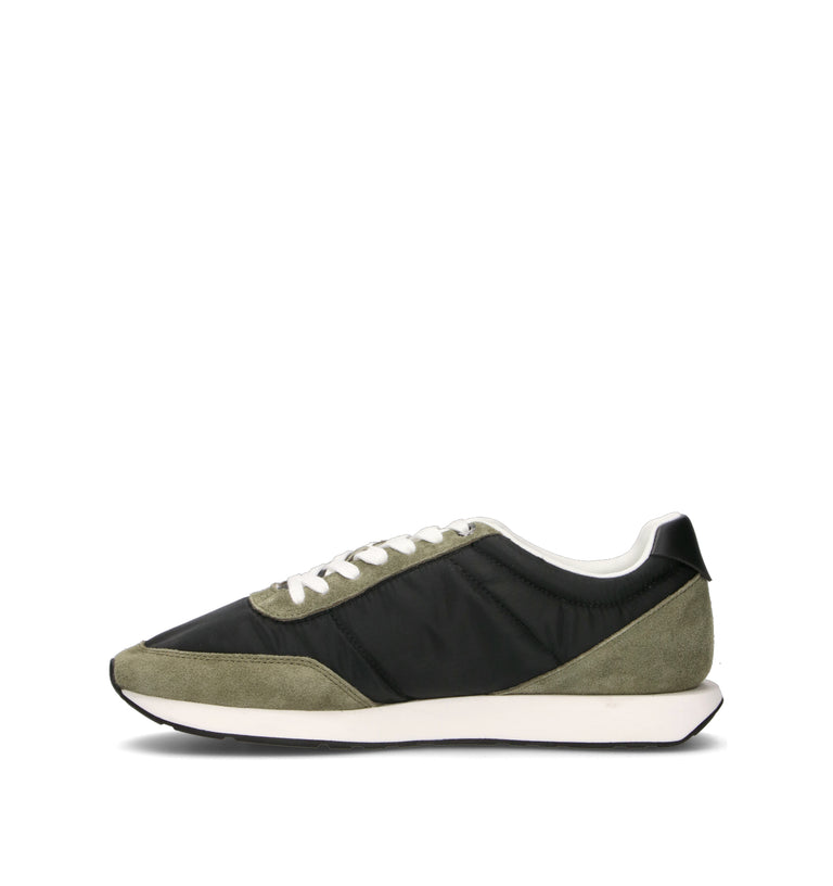 CALVIN KLEIN JEANS Sneaker uomo nera in suede