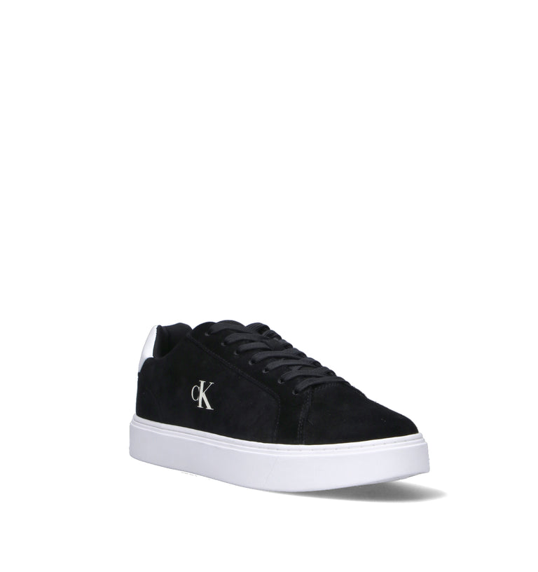 CALVIN KLEIN JEANS Sneaker uomo nera in suede