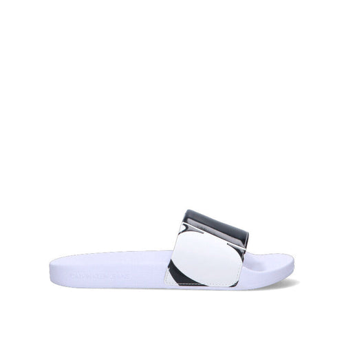 TOMMY HILFIGER Ciabatta donna bianca/nera