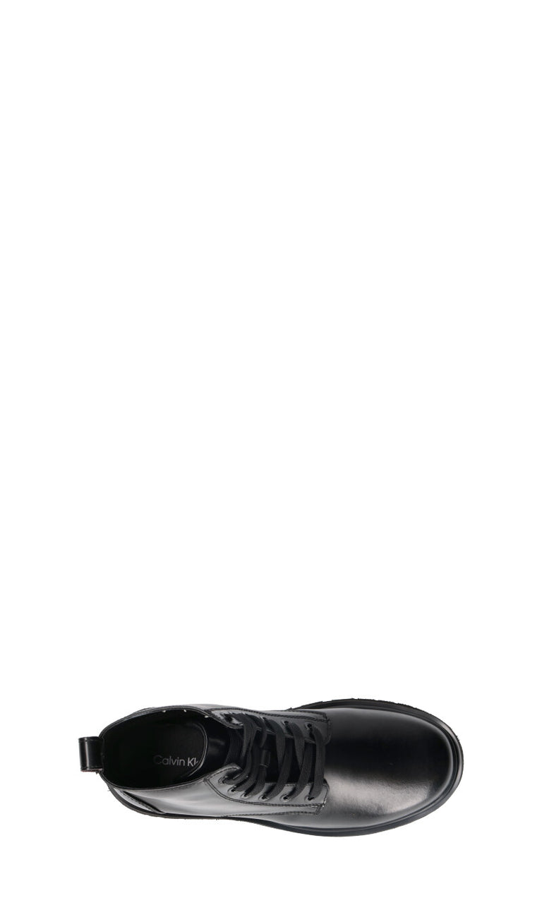 CALVIN KLEIN JEANS polacco donna nero in pelle