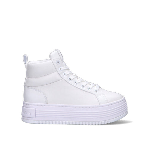 CALVIN KLEIN JEANS Polacco donna bianco in pelle