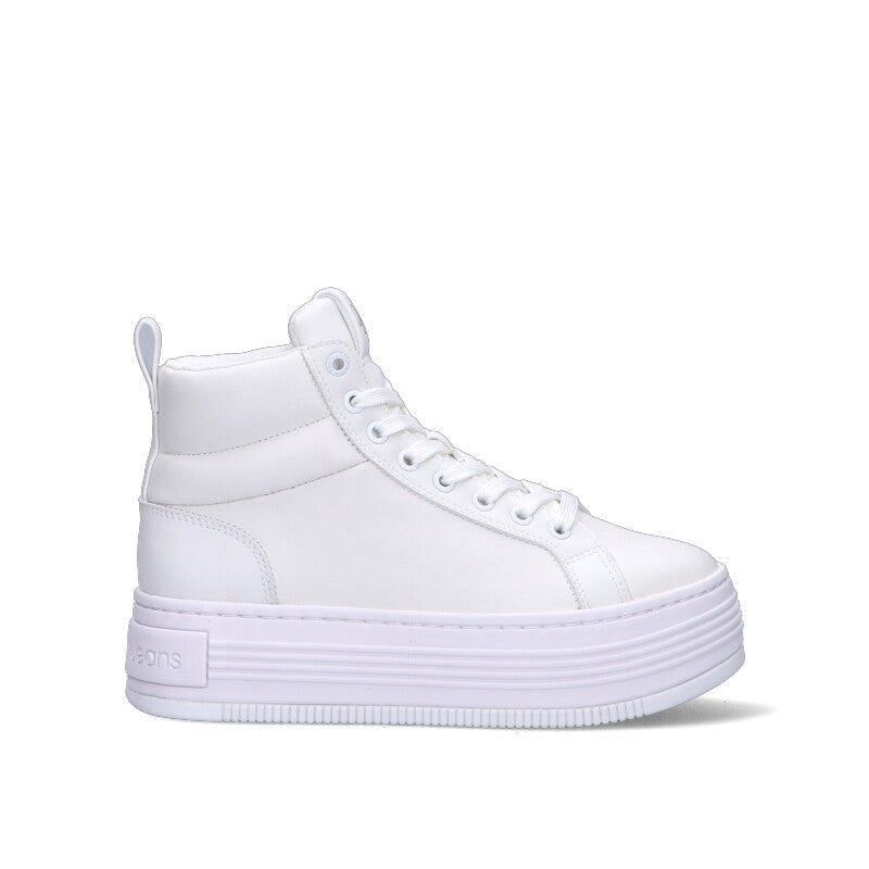 CALVIN KLEIN JEANS Polacco donna bianco in pelle