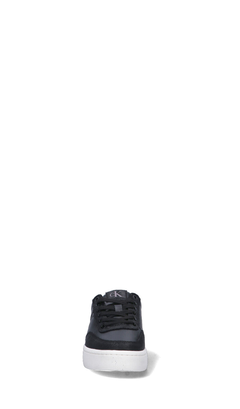 CALVIN KLEIN JEANS Sneaker donna nera in pelle