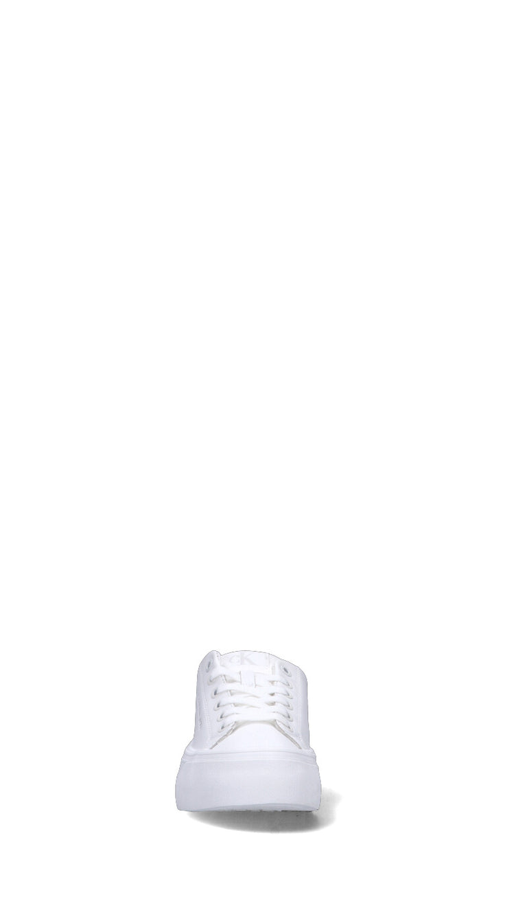 CALVIN KLEIN JEANS Sneaker uomo bianca in pelle