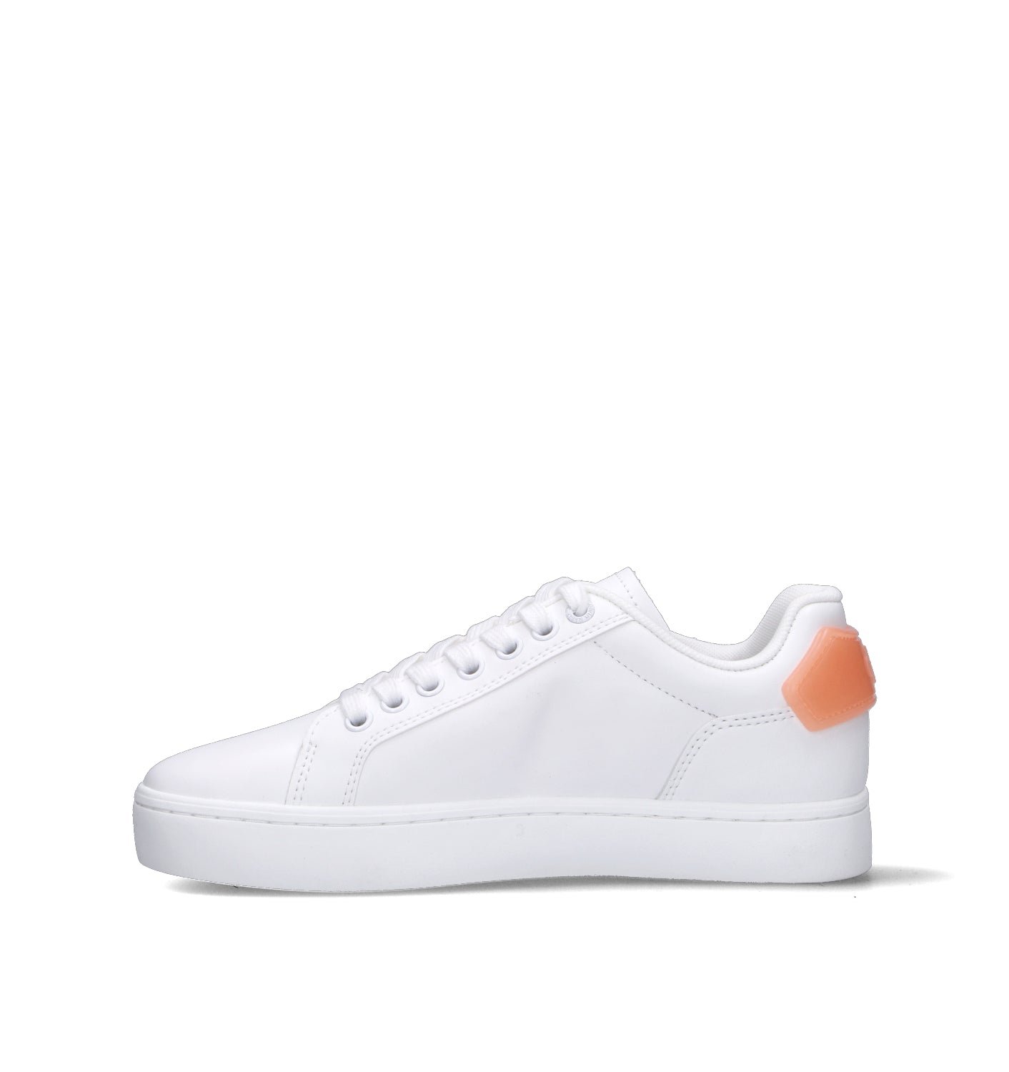 CALVIN KLEIN JEANS Sneaker donna bianca/pesca