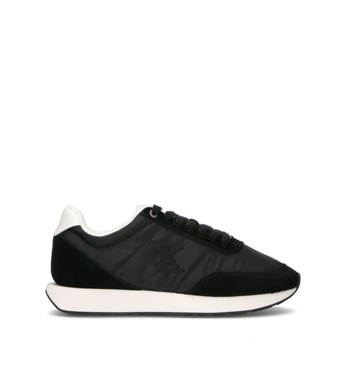 CALVIN KLEIN JEANS Sneaker donna nera in suede