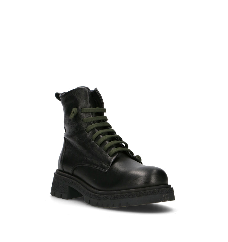 BUENO Anfibio donna nero in pelle