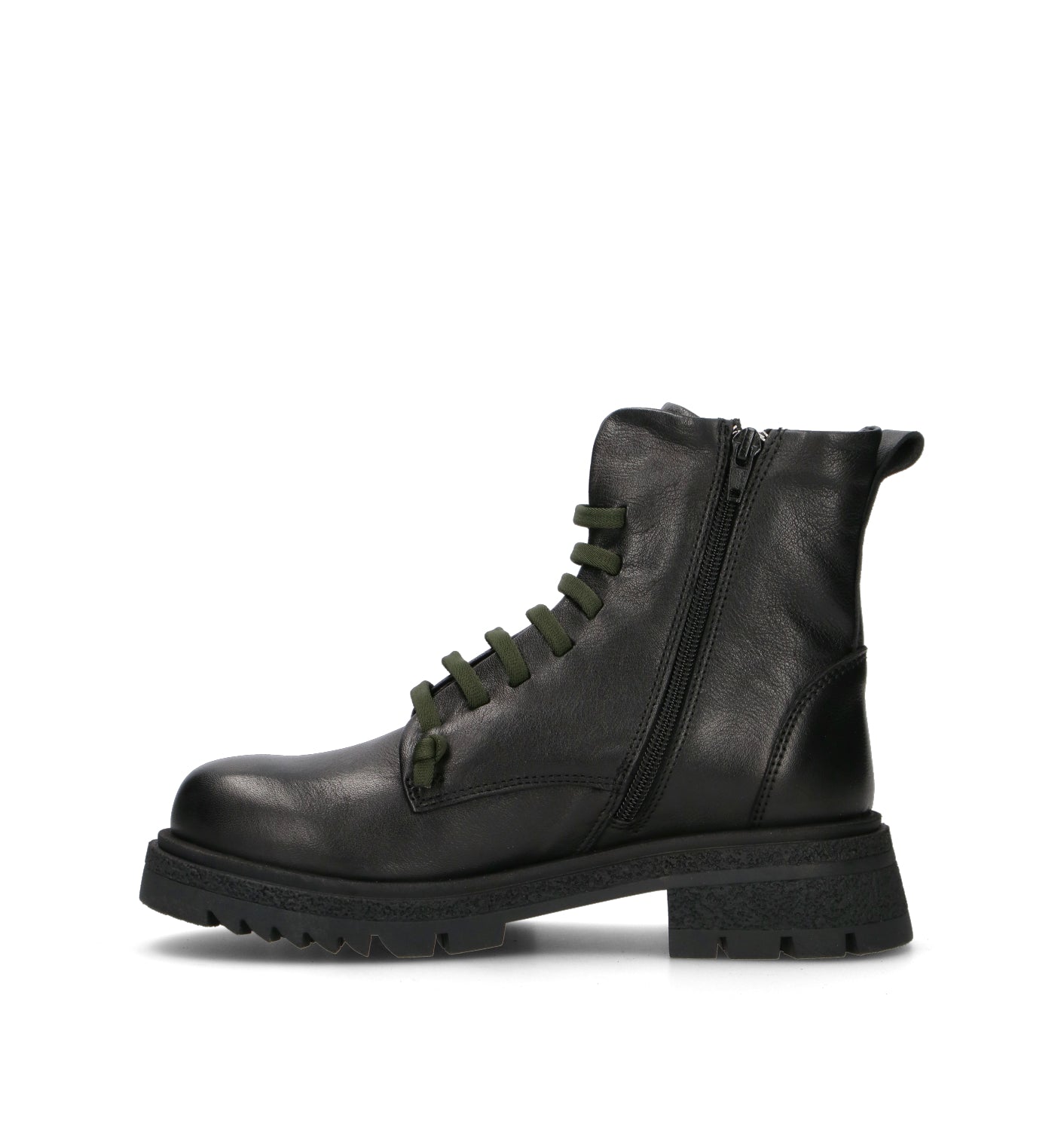 BUENO Anfibio donna nero in pelle