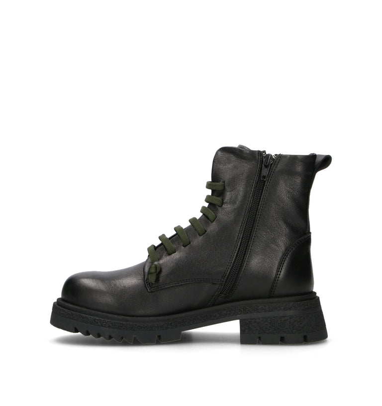 BUENO Anfibio donna nero in pelle